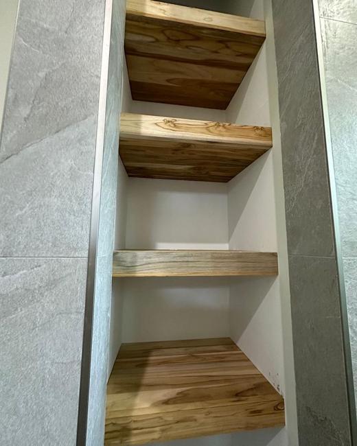 Floating wood shelves — Aguilar Home Solutions, Southwest Florida