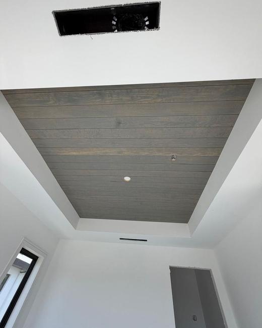 Grey shiplap ceiling — Aguilar Home Solutions, Southwest Florida