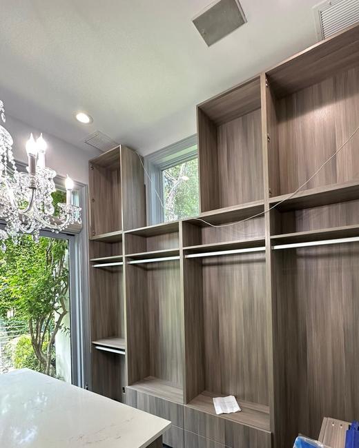Walnut pantry closet — Aguilar Home Solutions, Southwest Florida