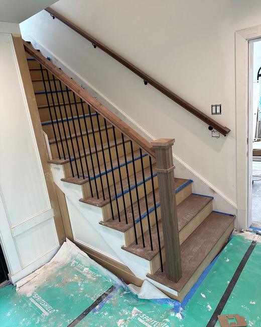 Finished oak staircase — Aguilar Home Solutions, Southwest Florida